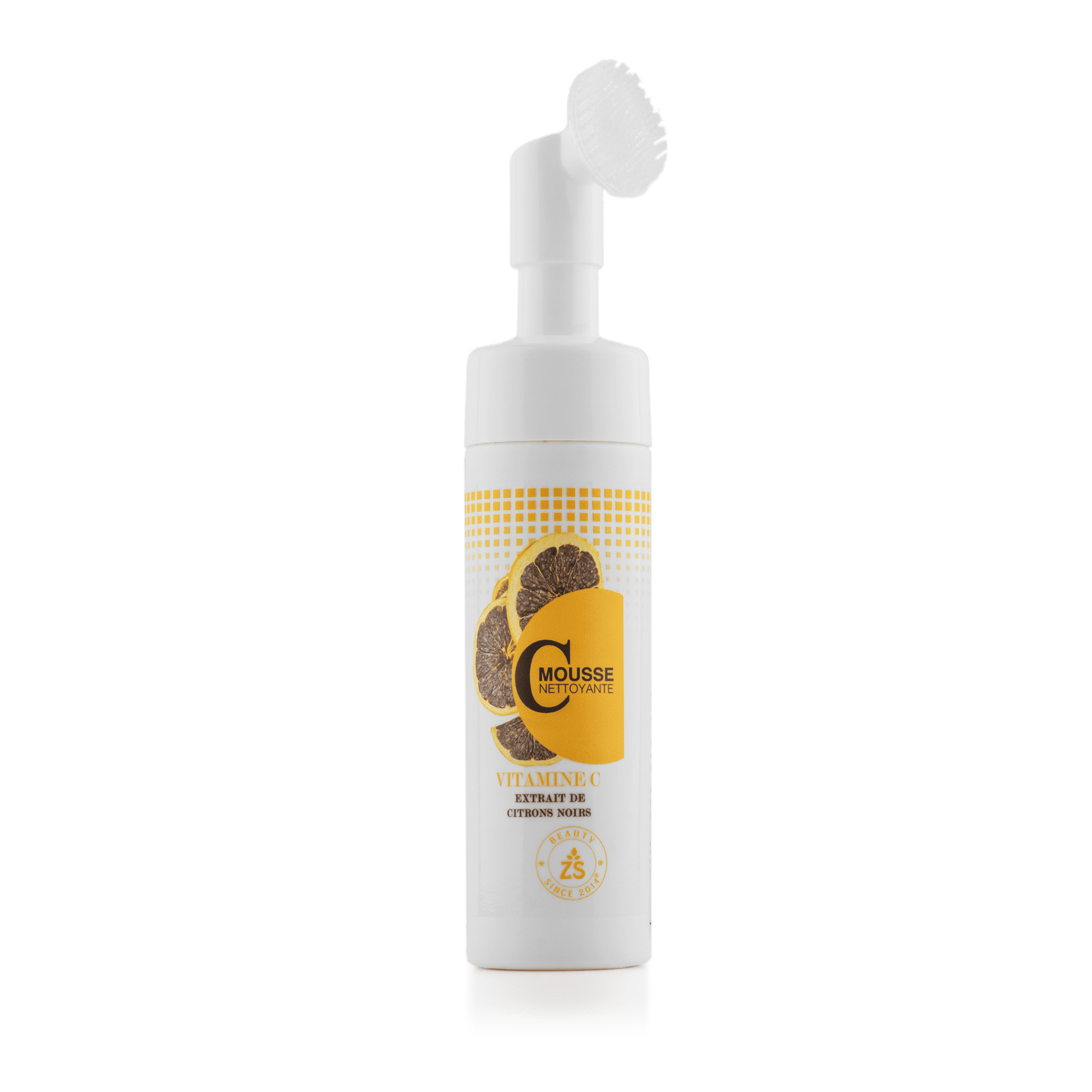 Mousse Nettoyante Vitamine C citron Noir